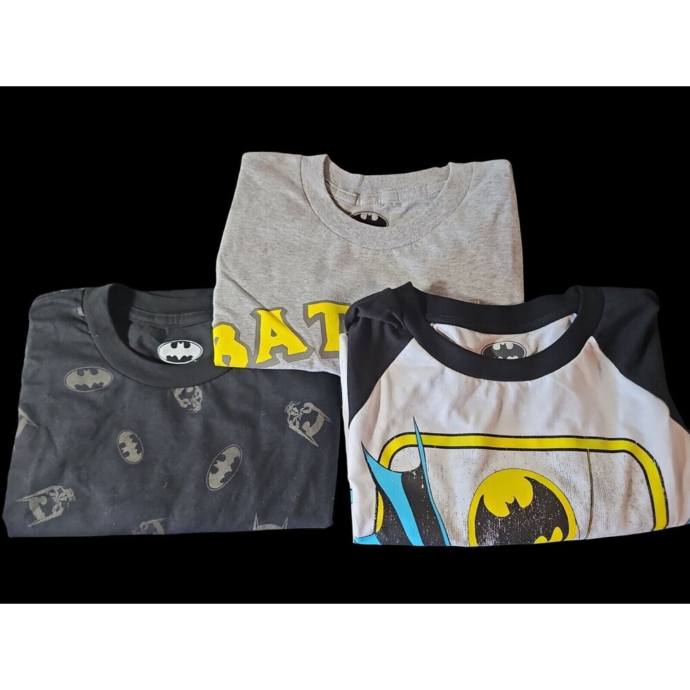 Batman 3 Pack 10/12 Large Boys Shirts